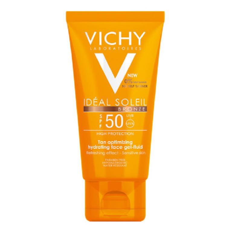 IDEAL SOLEIL GEL VISO SPF50